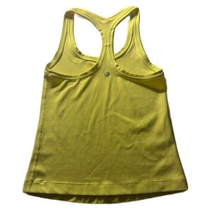 Lululemon Power Y Tank Luxtreme Faded Zap | Size 2–4 | Neon Yellow